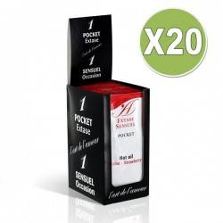 EXTASE SENSUEL ACEITE ESTIMULANTE FRESA  X 20