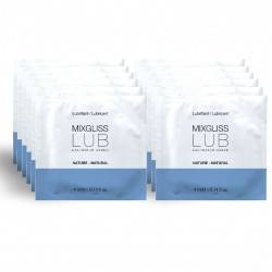 MIXGLISS LUBRICANTE BASE DE AGUA NATURAL 12 MONODOSIS 4ML