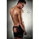 BOXER / TANGA  012 EROTIC NEGRO EN RED BY PASSION S/M