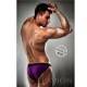 SLIP 006 MEN PURPLE CLEAR LINGERIE S/M