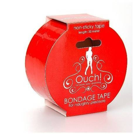 CINTA PARA JUEGOS BONDAGE ROJA.