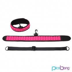 PICOBONG SPEAK NO EVIL CHOKER COLLAR ROSA