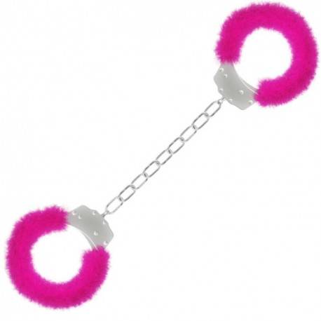 OUCH PLEASURE ESPOSAS PARA TOBILLOS CON FELPA ROSA