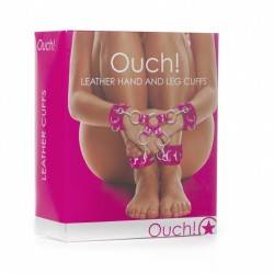 OUCH LEATHER ESPOSAS DOBLE ROSA