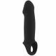 SONO 33 EXTENSION +2.5CM  PENE CON ANILLA TESTÍCULOS NEGRO