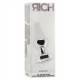 RICH R6 SILVER PLUG ANAL METAL CLEAR SAPHIRE 11.4CM