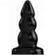 BOTTOMLINE M6-5 BUTTPLUG ANAL RUBBER NEGRO 13 X 4.4CM