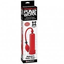 PUMP WORX BOMBA DE ERECCION PRINCIPIANTES ROJA