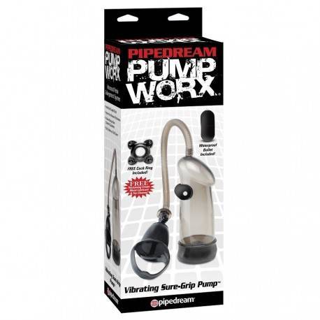 PUMP WORX BOMBA DE ERECCION VIBRADORA SUPER PRIETA