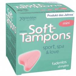 SOFT-TAMPONS TAMPONES ORIGINALES MINI LOVE / 3UDS