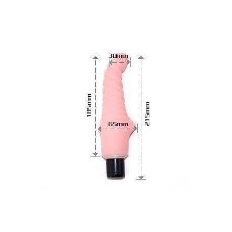 VIBRADOR LOVE CLONE 18,5CM NATURAL PUNTO G