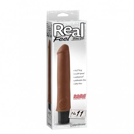 REAL FEEL LIFELIKE TOYZ VIBRADOR NUM 11 MARRON