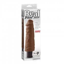 REAL FEEL LIFELIKE TOYZ VIBRADOR NUM 9 MARRON