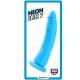 NEON SLIM 7 DILDO ROSA AZUL