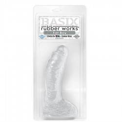 BASIX FAT BOY PENE 18 CM TRANSPARENTE