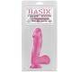 BASIX PENE DE GELATINA SUCCION ROSA 16 CM