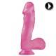 BASIX PENE DE GELATINA SUCCION ROSA 16 CM