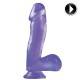 BASIX PENE DE GELATINA SUCCION LILA 16 CM