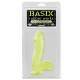 BASIX RUBBER WORKS PENE DE GELATINA SUCCION LUMINISCENTE 16 CM