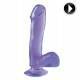 BASIX PENE DE GELATINA SUCCION LILA 19 CM