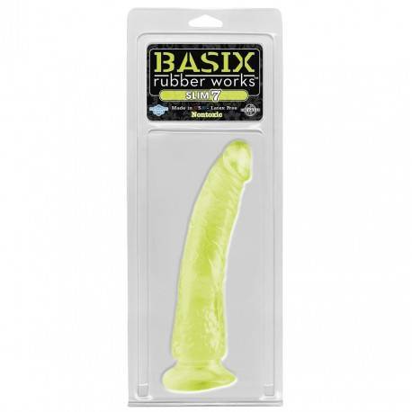 BASIX PENE DE GELATINA SLIM 19 CM LUMINESCENTE