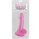 BASIX PENE DE GELATINA SUCCION ROSA 18 CM