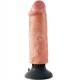 DILDO VIBRADOR KING COCK 15.24 CM NATURAL