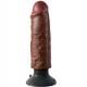 DILDO VIBRADOR KING COCK 15.24 CM MARRON