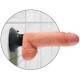 DILDO VIBRADOR KING COCK CON TESTICULOS 17.78 CM NATURAL