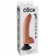 DILDO VIBRADOR KING COCK CON TESTICULOS 23 CM NATURAL