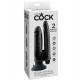 VIBRADOR DOBLE KING COCK COLOR NEGRO