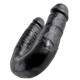 KING COCK DILDO DOBLE PENETRACIÓN 13.9 CM NEGRO