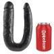 KING COCK DILDO DOBLE PENETRACIÓN 17.8 CM NEGRO