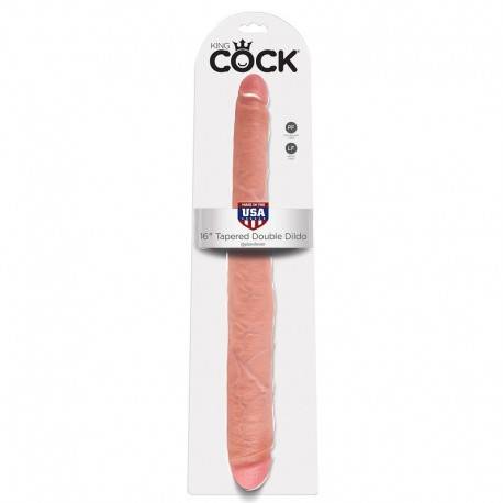 KING COCK DILDO DOBLE NATURAL 40.6 CM