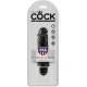 KING COCK VIBRADOR REALISTICO 12.7 CM STIFFY - NEGRO