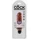 KING COCK VIBRADOR REALISTICO 12.7 CM STIFFY - MARRON