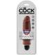 KING COCK VIBRADOR REALISTICO 15.24 CM STIFFY - MARRON