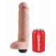 KING COCK PENE REALISTICO EYACULADOR NATURAL 25.40CM