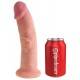 KING COCK DUAL DENSITY 9" DILDO NATURAL