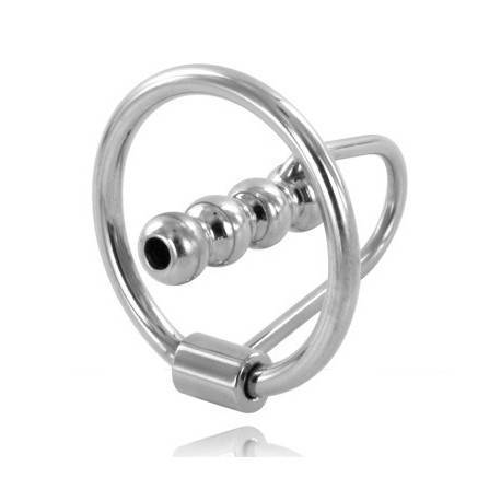 METALHARD ANILLO GLANDE CON PLUG URETRAL 28MM