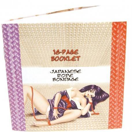 TOPCO ESPOSAS JAPONESAS SEDA LILA CON LIBRO BONDAGE