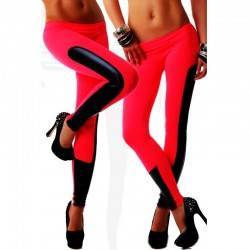 QUEEN LINGERIE LEGGING  RED AND BLACK
