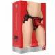 OUCH DELUXE ARNES CON DILDO SILICONA SUAVE ROJO 20.5 CM