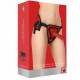 OUCH DELUXE ARNES CON DILDO SILICONA SUAVE ROJO 25.5 CM