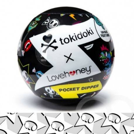 TOKIDOKI MINI MASTURBADOR MASCULINO CON TEXTURAS ESTRELLAS