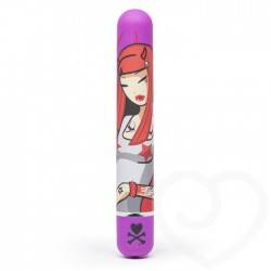 TOKIDOKI VIBRADOR CLASICO LILA DISEÑO DIABLA