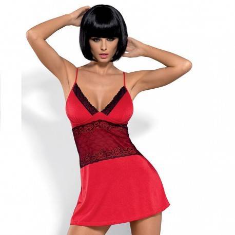 OBSESSIVE LAMIA CHEMISE ROJO  S/M