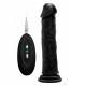 REAL ROCK 009 VIBRADOR 100% REALISTICO NEGRO 23.5 CM (20.8 CM INS)