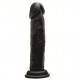 REAL ROCK 014 DILDO REALISTICO 20 CM (18 CM INS) NEGRO