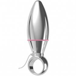 MLCREATION INTENSE POTENTE VIBRADOR USB  RECARGABLE METAL/ROSA